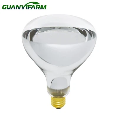 250w Bwlb Lamp Gwres Coch